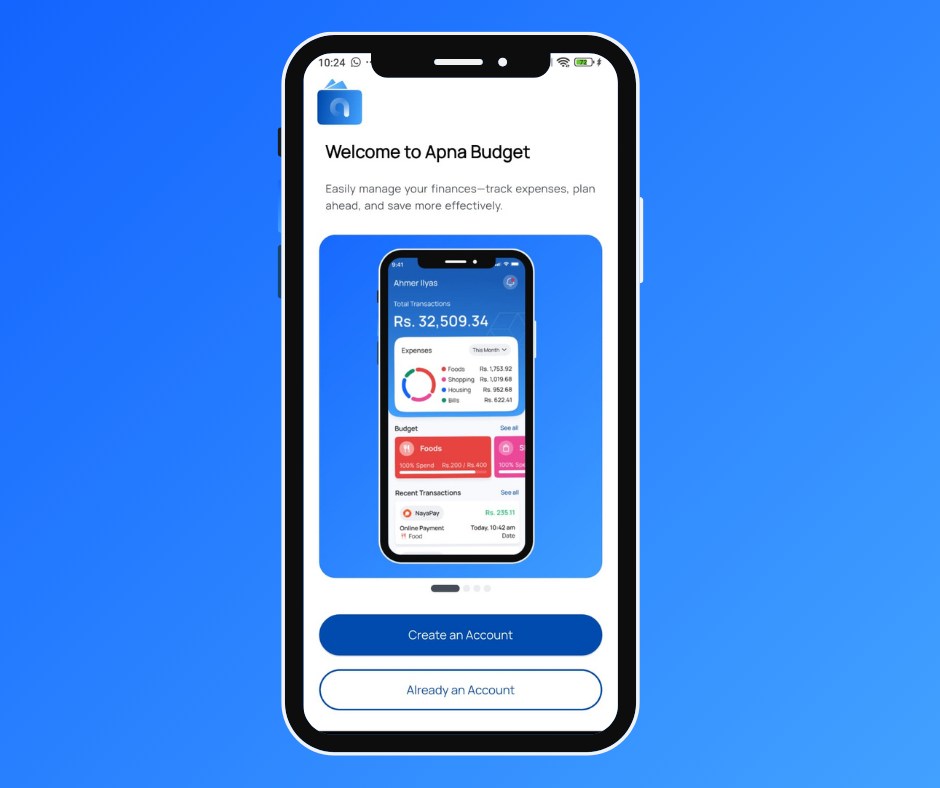 ApnaBudget – Smart Financial Tracking for Pakistan - Gallery Image 1