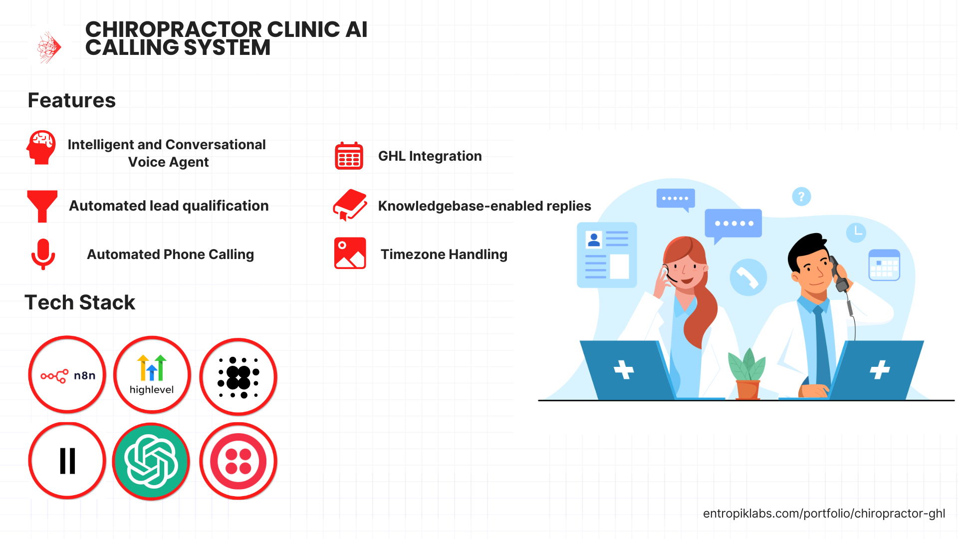Chiropractor Clinic AI Calling System