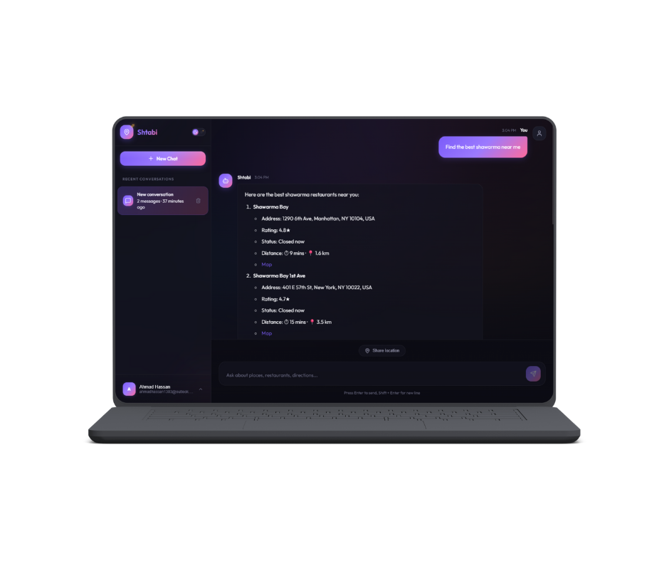 AI-Powered Geo-Location Discovery Agent - Gallery Image 3