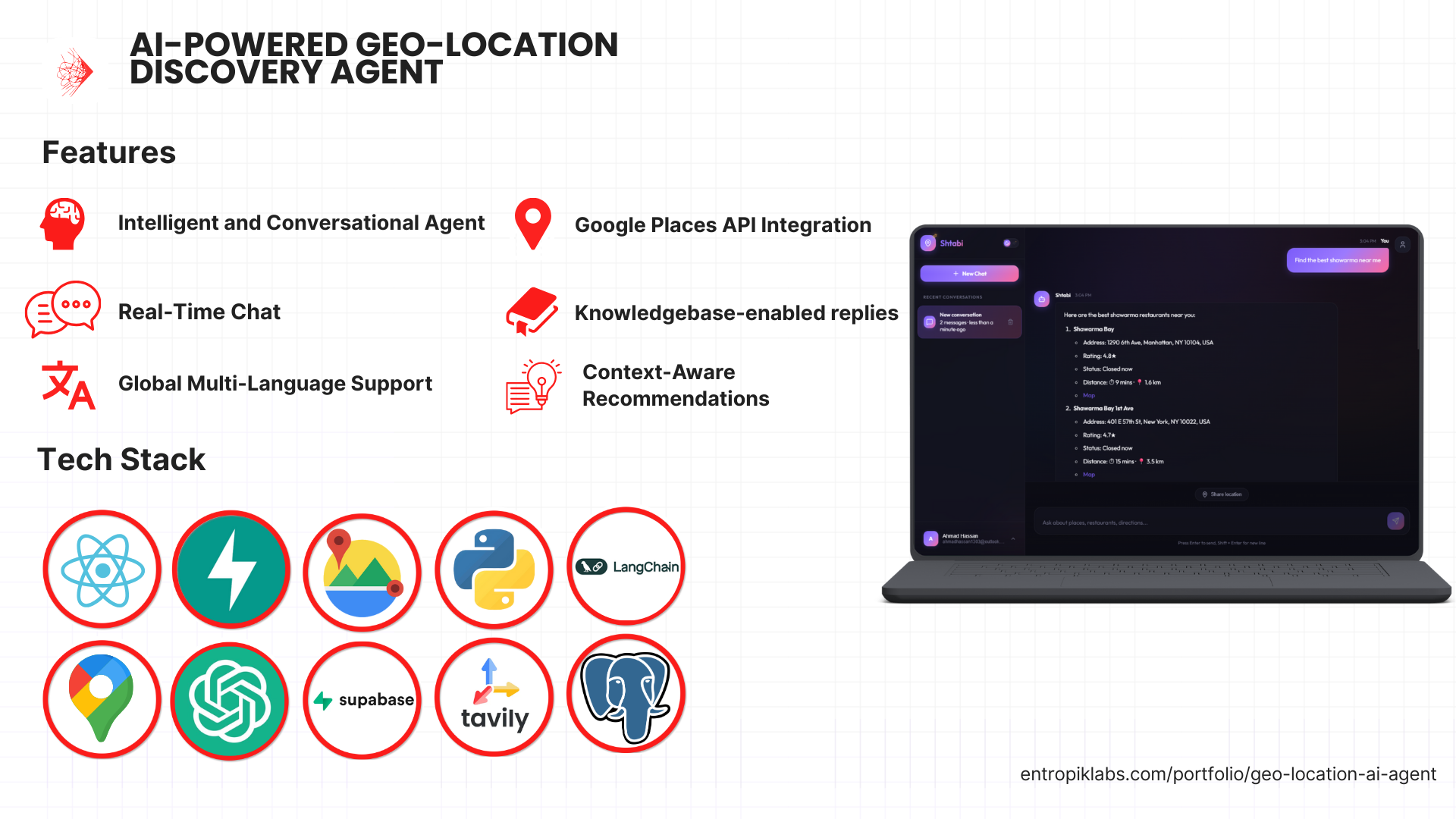 AI-Powered Geo-Location Discovery Agent