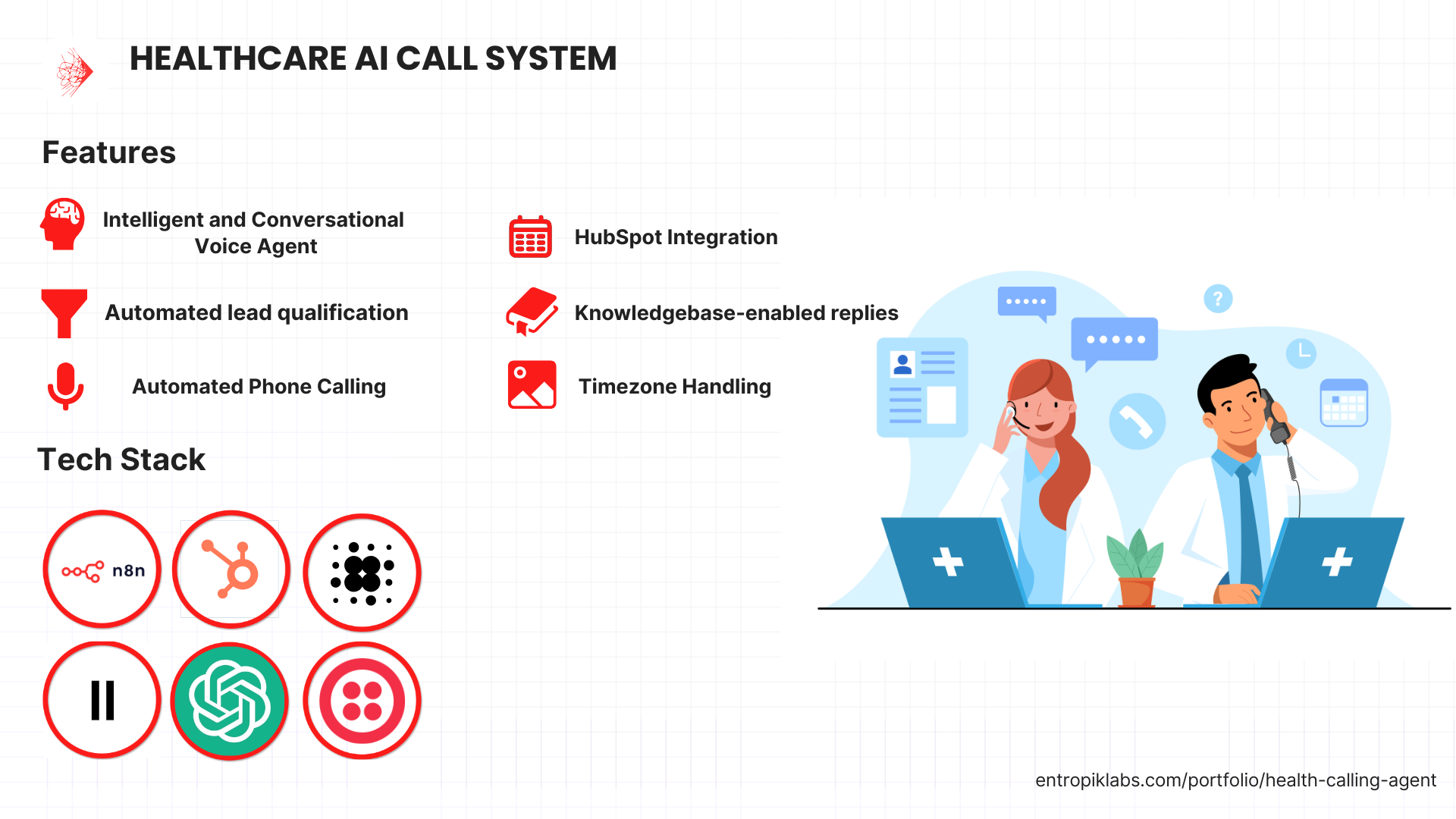 Healthcare AI Call System