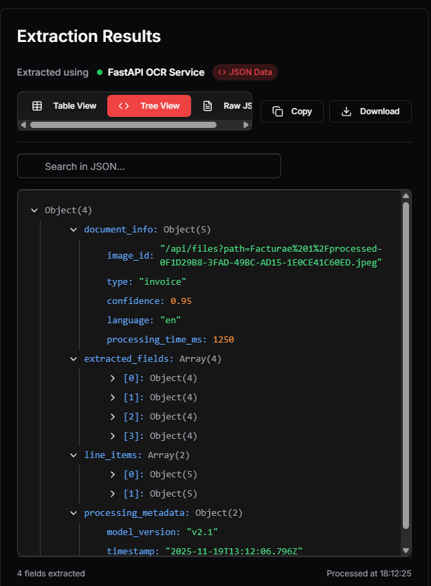 Invoice OCR & Data Extraction System - Gallery Image 2