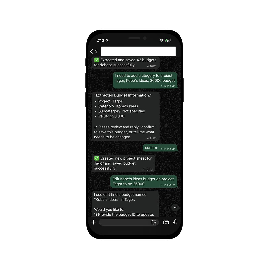 WhatsApp-Based Budget Tracking for Construction Teams - Gallery Image 4