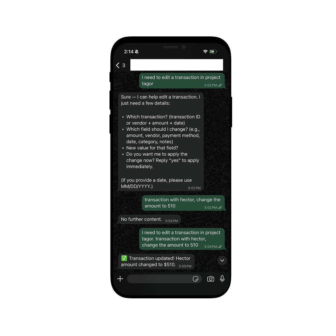 WhatsApp-Based Budget Tracking for Construction Teams - Gallery Image 5